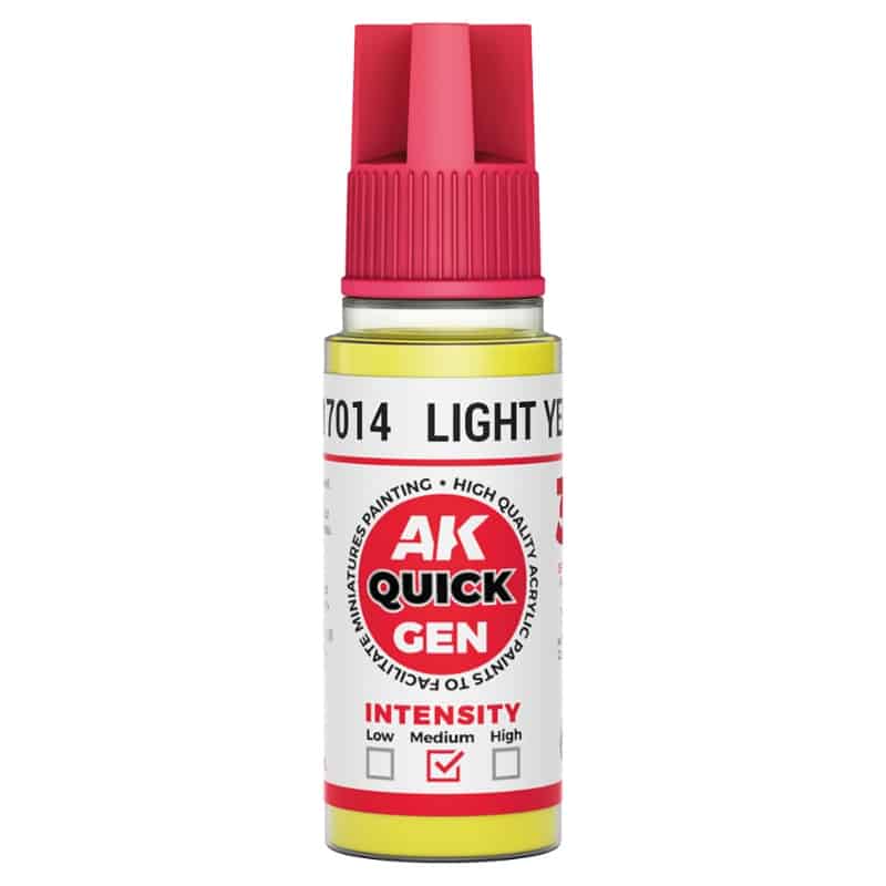 AK Interactive Quick Gen Paint - Light Yellow (18ml) AK17014