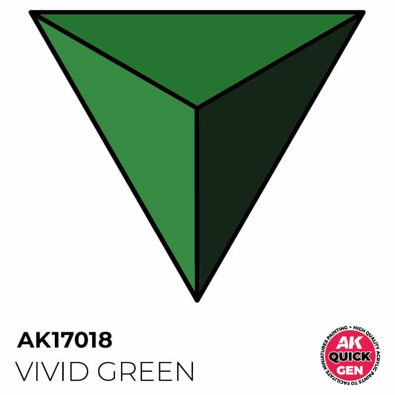 AK Interactive Quick Gen Paint - Vivid Green (18ml) AK17018