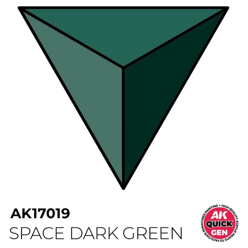 AK Interactive Quick Gen Paint - Space Dark Green (18ml) AK17019