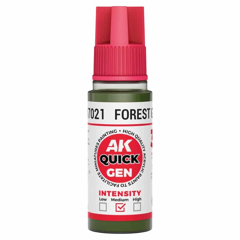 AK Interactive Quick Gen Paint - Forest Green (18ml) AK17021