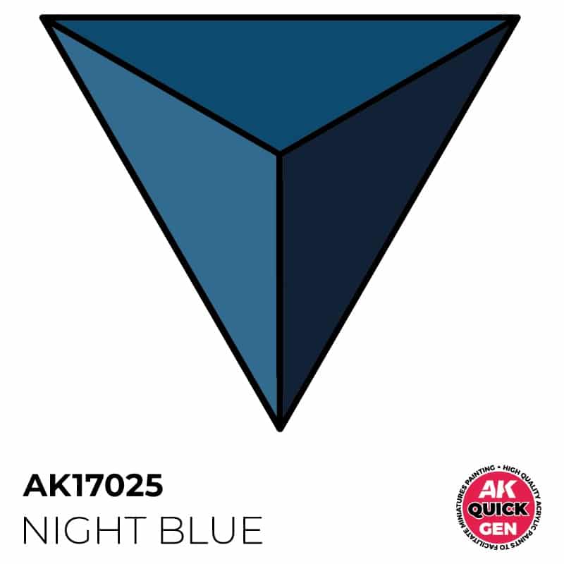 AK Interactive Quick Gen Paint - Night Blue (18ml) AK17025