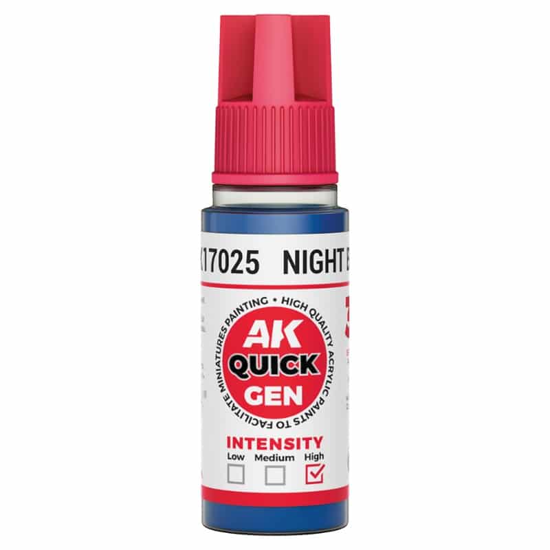 AK Interactive Quick Gen Paint - Night Blue (18ml) AK17025