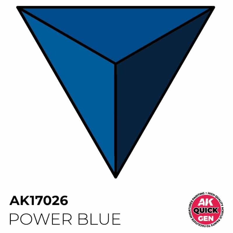 AK Interactive Quick Gen Paint - Power Blue (18ml) AK17026