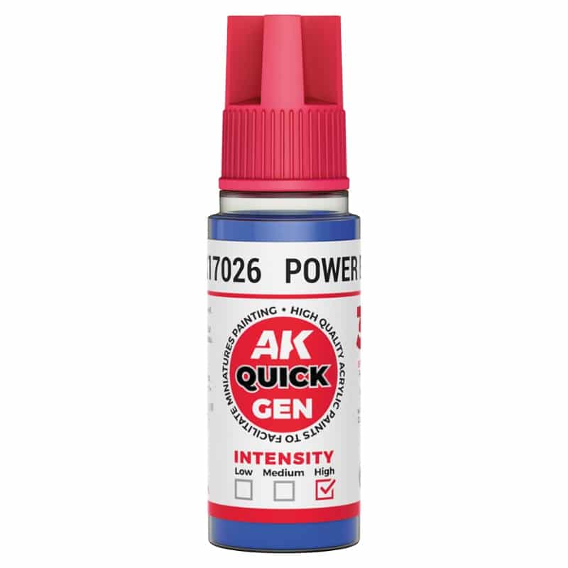 AK Interactive Quick Gen Paint - Power Blue (18ml) AK17026