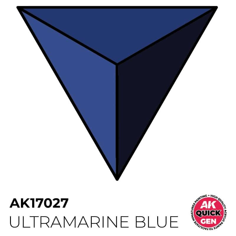AK Interactive Quick Gen Paint - Ultramarine Blue (18ml) AK17027