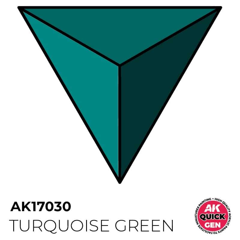 AK Interactive Quick Gen Paint - Turquoise Green (18ml) AK17030