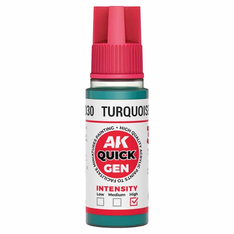 AK Interactive Quick Gen Paint - Turquoise Green (18ml) AK17030