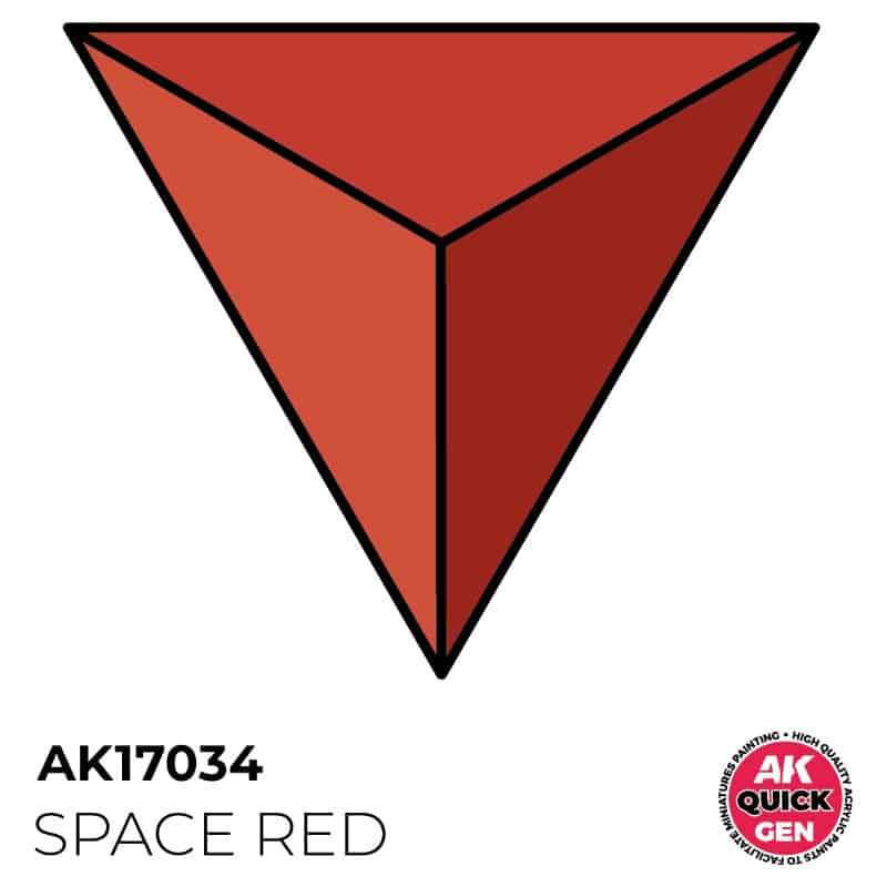AK Interactive Quick Gen Paint - Space Red (18ml) AK17034