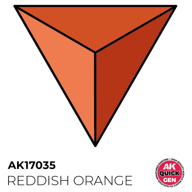 AK Interactive Quick Gen Paint - Reddish Orange (18ml) AK17035