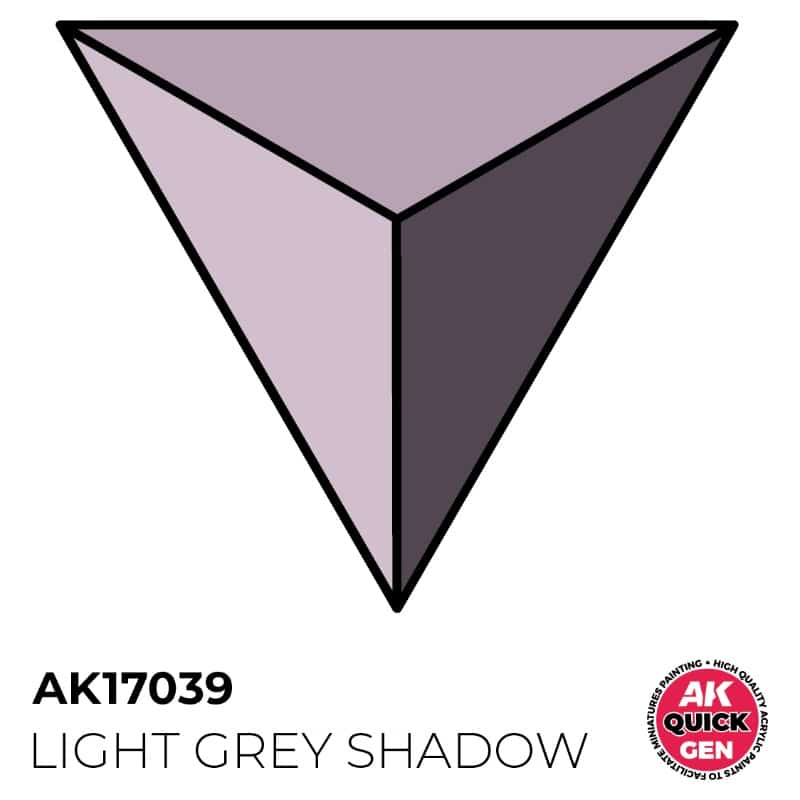 AK Interactive Quick Gen Paint - Light Grey Shadow (18ml) AK17039