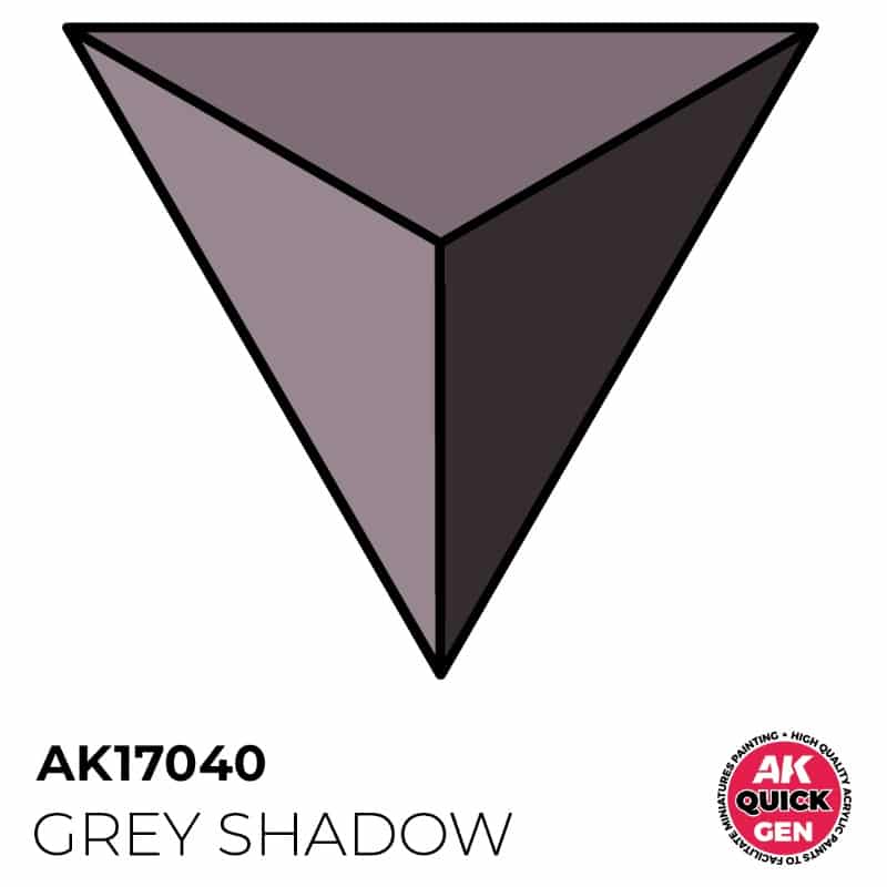 AK Interactive Quick Gen Paint - Grey Shadow (18ml) AK17040