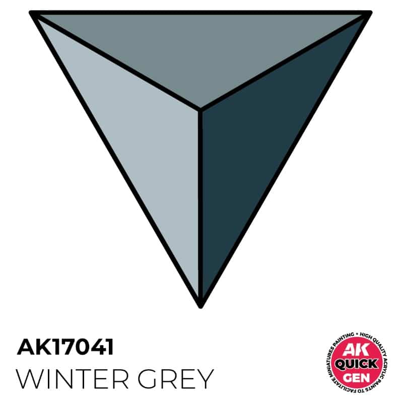 AK Interactive Quick Gen Paint - Winter Grey (18ml) AK17041