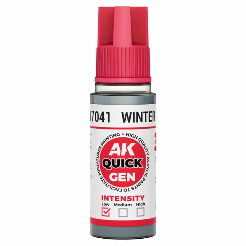 AK Interactive Quick Gen Paint - Winter Grey (18ml) AK17041