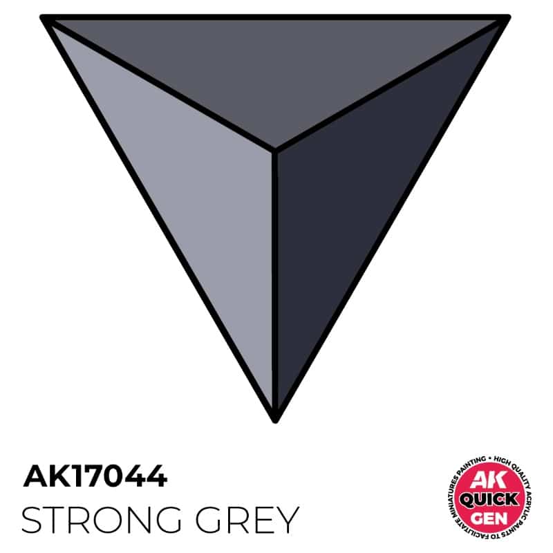 AK Interactive Quick Gen Paint - Strong Grey (18ml) AK17044