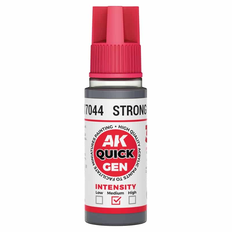 AK Interactive Quick Gen Paint - Strong Grey (18ml) AK17044
