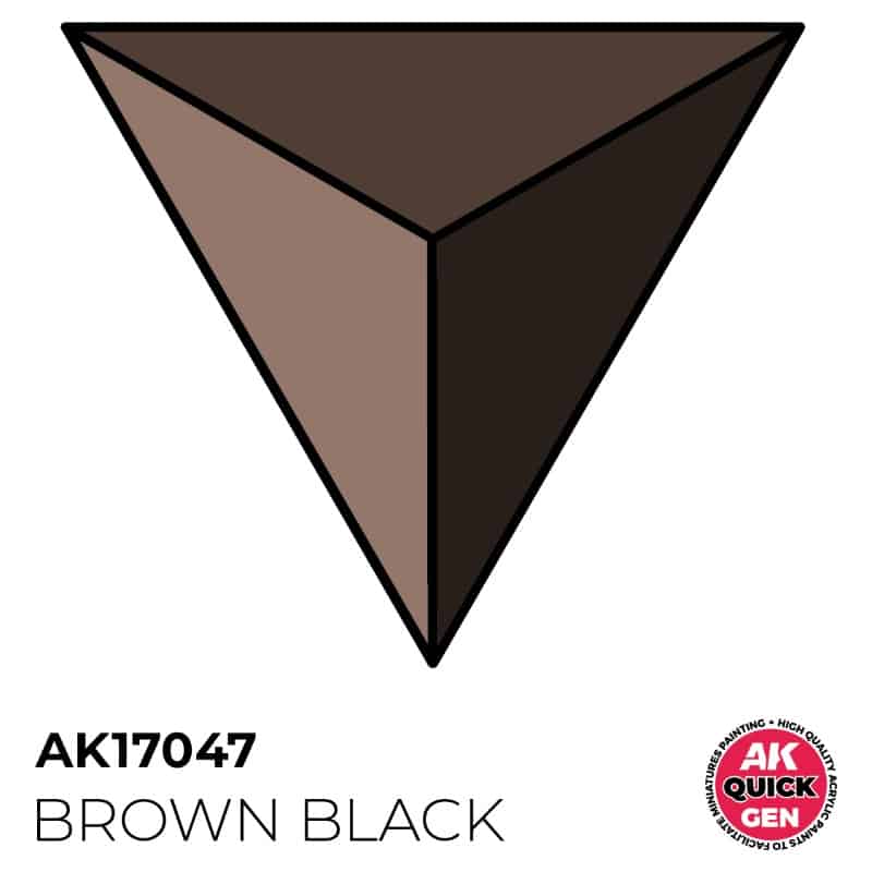 AK Interactive Quick Gen Paint - Brown Black (18ml) AK17047