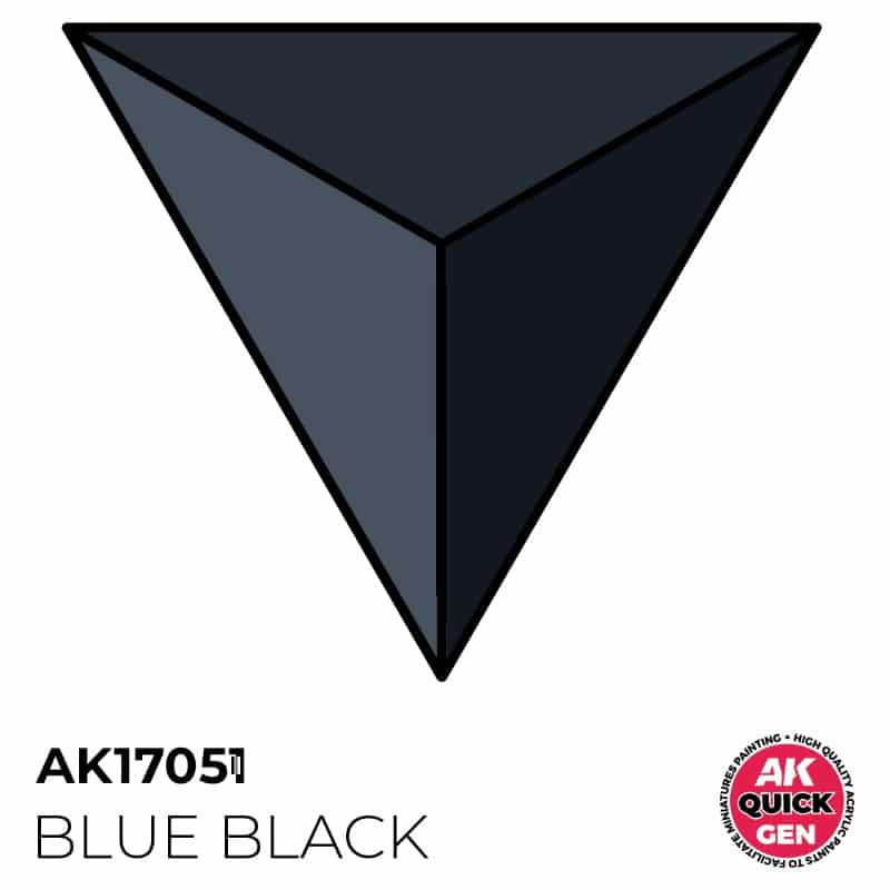 AK Interactive Quick Gen Paint - Blue Black (18ml) AK17051