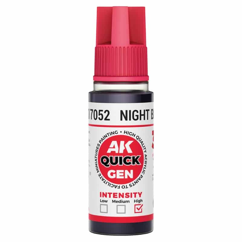 AK Interactive Quick Gen Paint - Night Black (18ml) AK17052