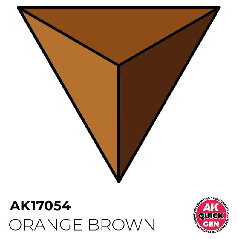 AK Interactive Quick Gen Paint - Orange Brown (18ml) AK17054
