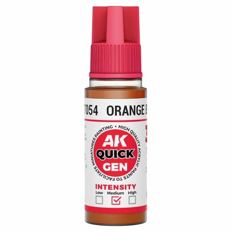 AK Interactive Quick Gen Paint - Orange Brown (18ml) AK17054