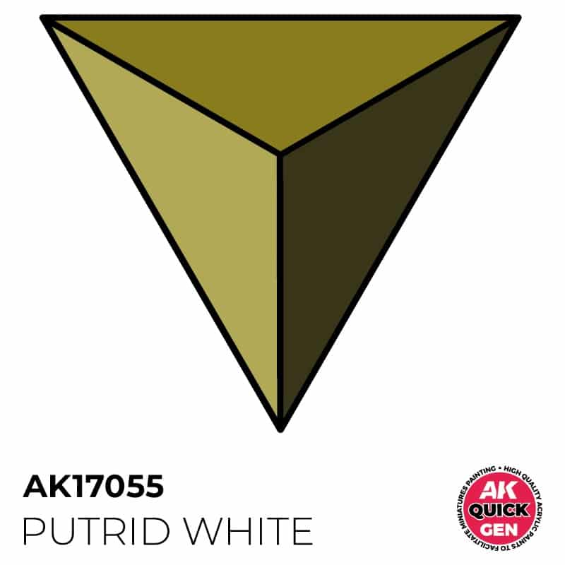 AK Interactive Quick Gen Paint - Putrid White (18ml) AK17055