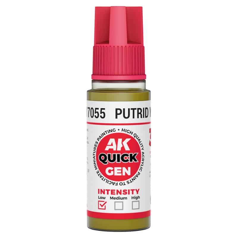 AK Interactive Quick Gen Paint - Putrid White (18ml) AK17055