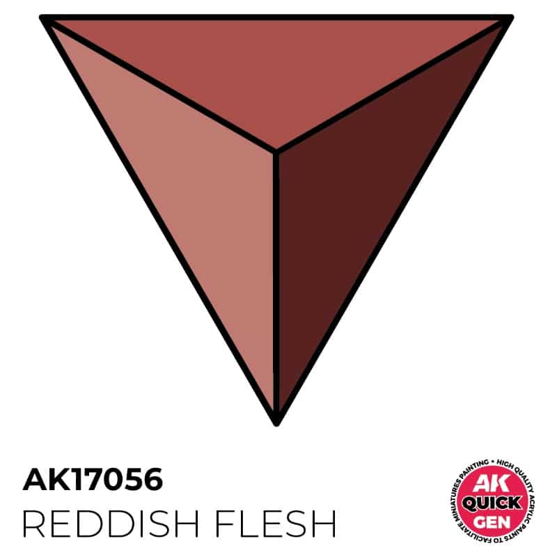 AK Interactive Quick Gen Paint - Reddish Flesh (18ml) AK17056
