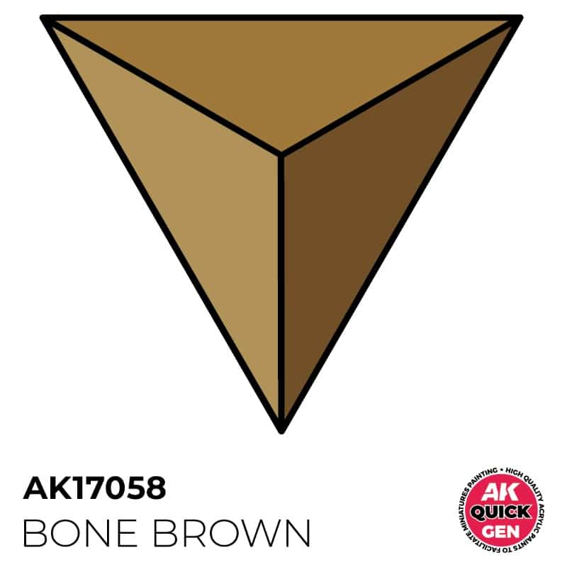 AK Interactive Quick Gen Paint - Bone Brown (18ml) AK17058