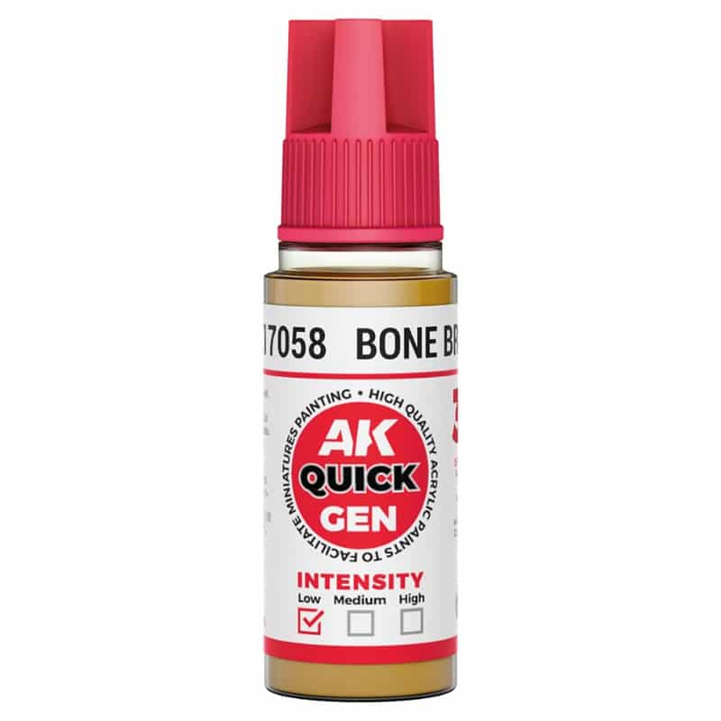 AK Interactive Quick Gen Paint - Bone Brown (18ml) AK17058