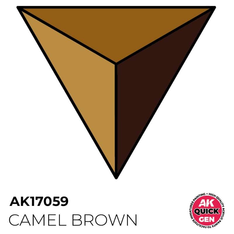AK Interactive Quick Gen Paint - Camel Brown (18ml) AK17059