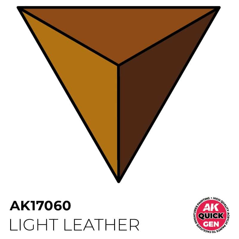 AK Interactive Quick Gen Paint - Light Leather (18ml) AK17060