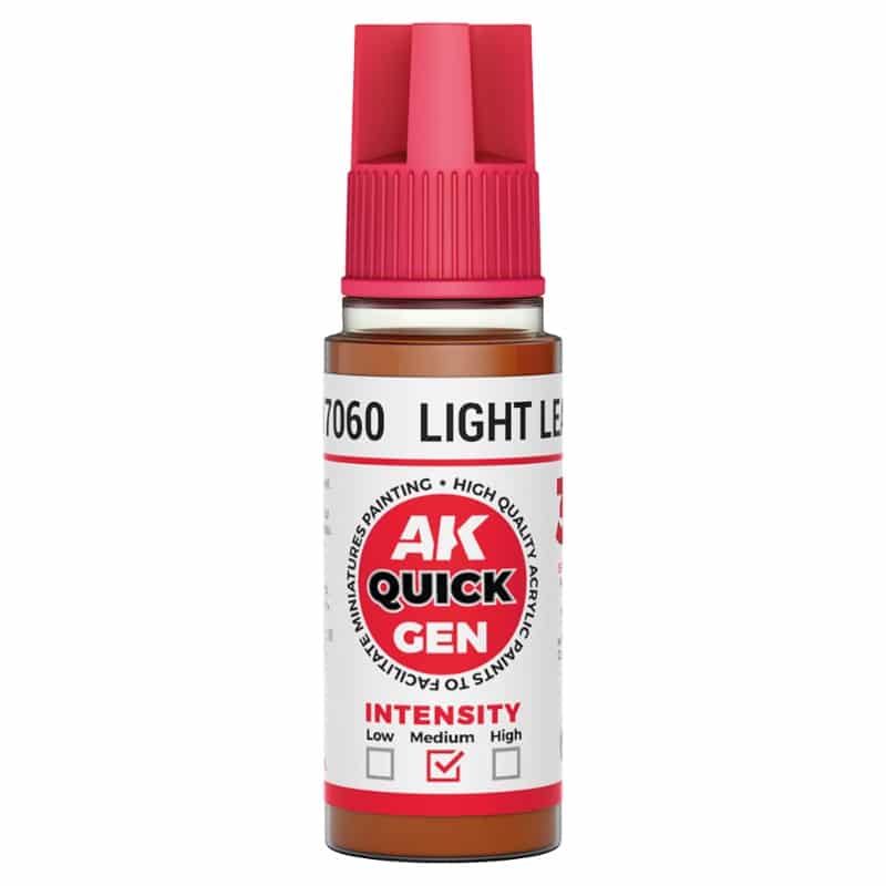 AK Interactive Quick Gen Paint - Light Leather (18ml) AK17060