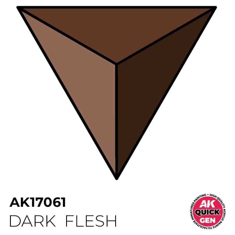 AK Interactive Quick Gen Paint - Dark Flesh (18ml) AK17061