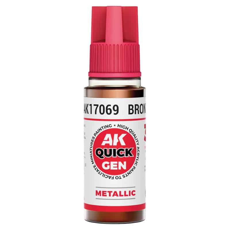AK Interactive Quick Gen Paint - Bronze (18ml) AK17069