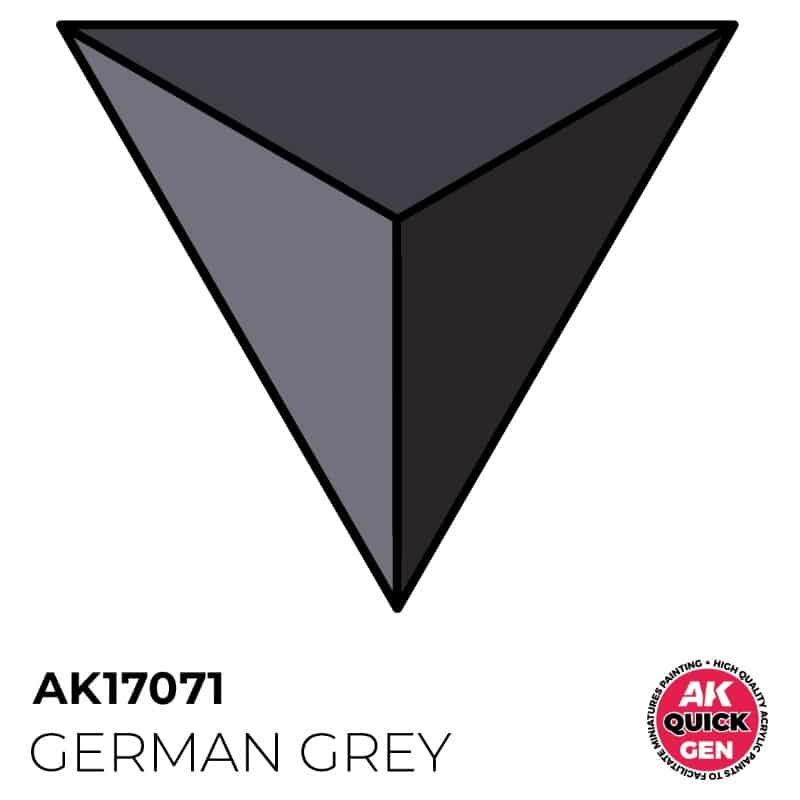 AK Interactive Quick Gen Paint - German Grey (18ml) AK17071