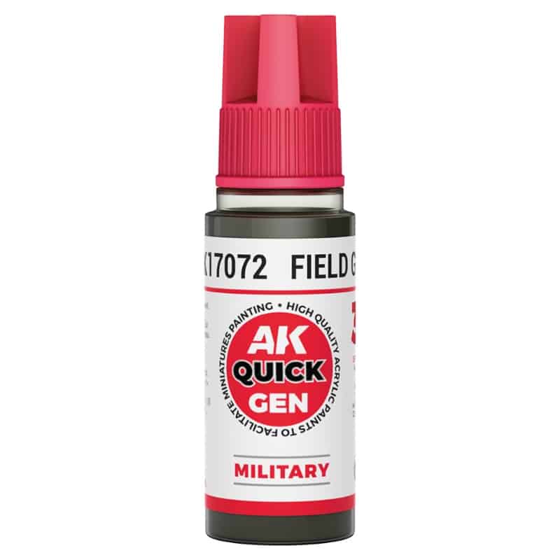 AK Interactive Quick Gen Paint - Field Grey (18ml) AK17072