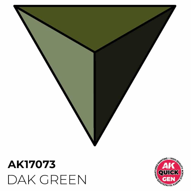 AK Interactive Quick Gen Paint - Dark Green (18ml) AK17073