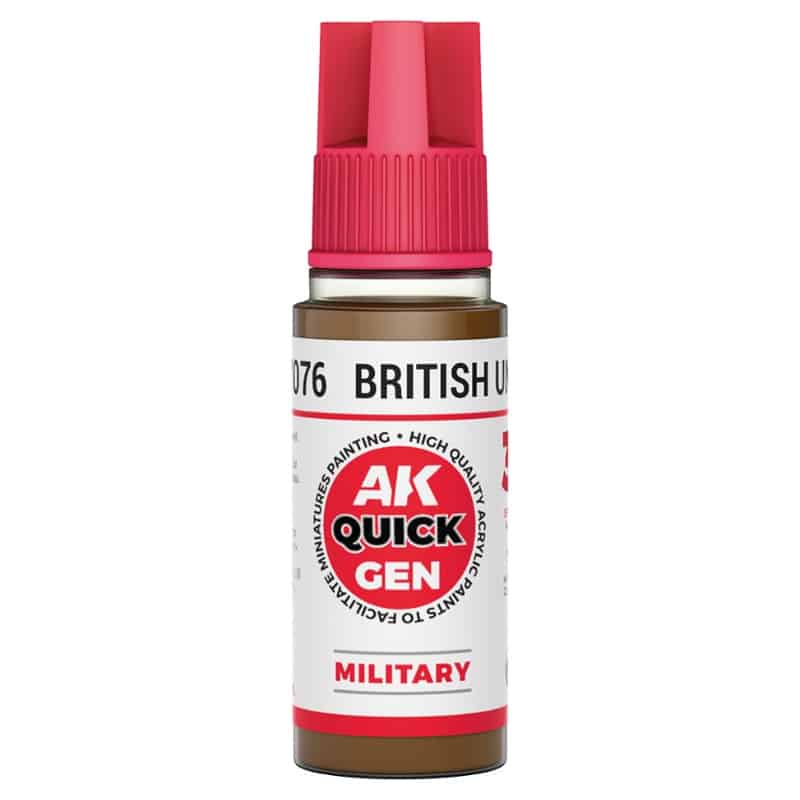 AK Interactive Quick Gen Paint - British Uniform (18ml) AK17076