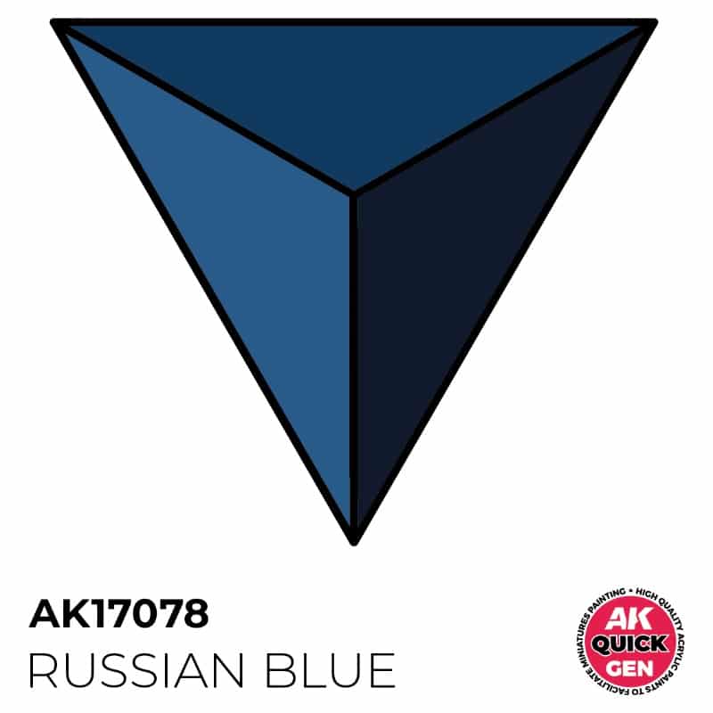 AK Interactive Quick Gen Paint - Russian Blue (18ml) AK17078