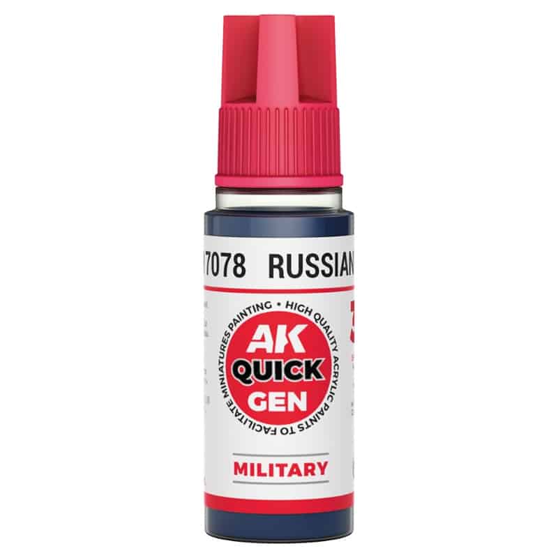 AK Interactive Quick Gen Paint - Russian Blue (18ml) AK17078