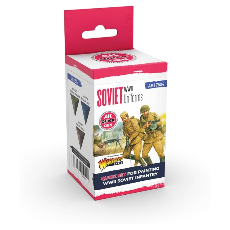 AK Interactive Quick Gen Paint Set - Soviet Uniforms AK17504