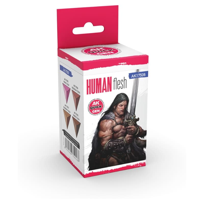 AK Interactive Quick Gen Paint Set - Human Flesh AK17506