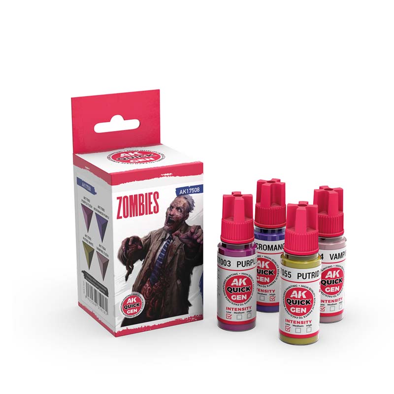 AK Interactive Quick Gen Paint Set - Zombies AK17508