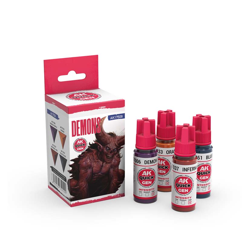 AK Interactive Quick Gen Paint Set - Demons AK17509