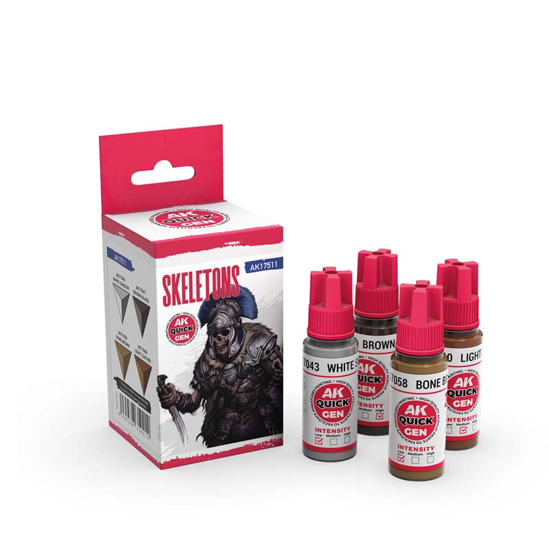 AK Interactive Quick Gen Paint Set - Skeletons AK17511