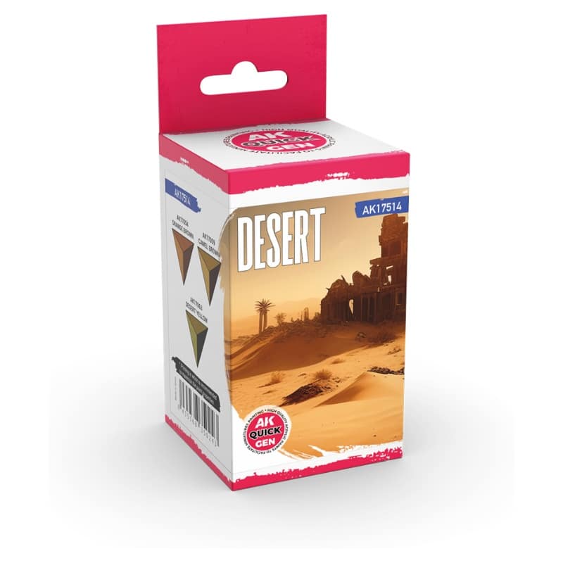AK Interactive Quick Gen Paint Set - Desert AK17514