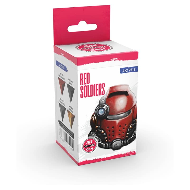 AK Interactive Quick Gen Paint Set - Red Soldiers AK17518