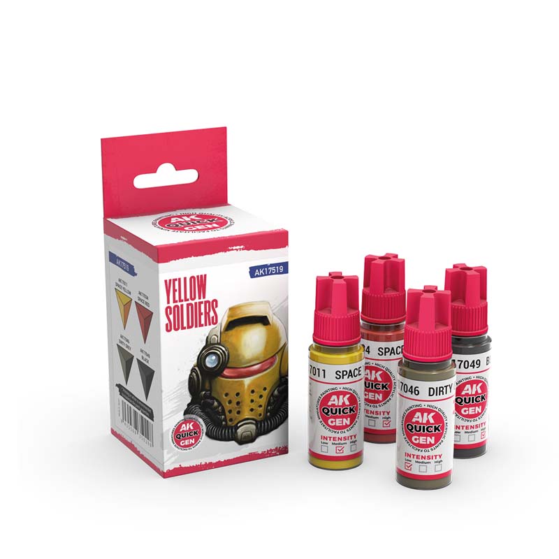AK Interactive Quick Gen Paint Set - Yellow Soldiers AK17519