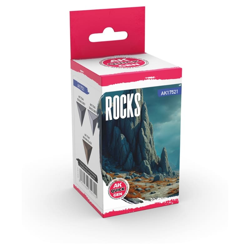 AK Interactive Quick Gen Paint Set - Rocks AK17521