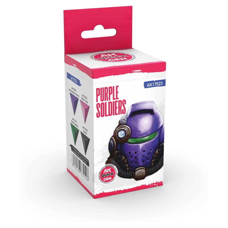 AK Interactive Quick Gen Paint Set - Purple Soldiers AK17523